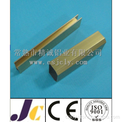 Golden Anodized Aluminum Extrusion Profile (JC-P-10036)